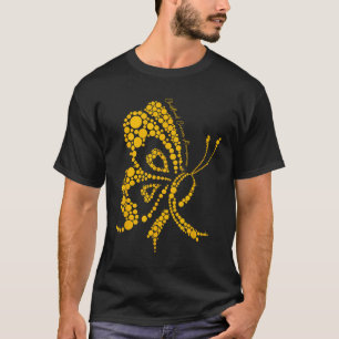 Camiseta Nós Vestimos Dourados Para A Infância Cancer Mante