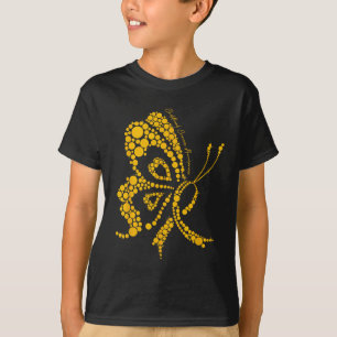 Camiseta Nós Vestimos Dourados Para A Infância Cancer Mante