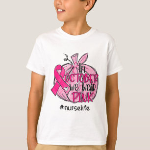 Camiseta Nós Vestimos Enfermeira de Consciência do Cancer d