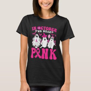 Camiseta Nós Vestimos Rosa Em Outubro, O Fantasma Do Hallow