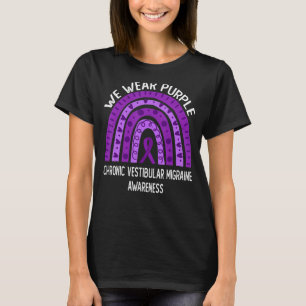 Camiseta Nós Vestimos Roxo Para Enxaqueca Vestibular Crônic