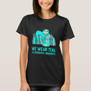 Camiseta Nós Vestimos Scleroderma Teal Sensibilização Lama