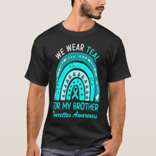 Camiseta Nós Vestimos Teal Para A Minha Síndrome De Tourett