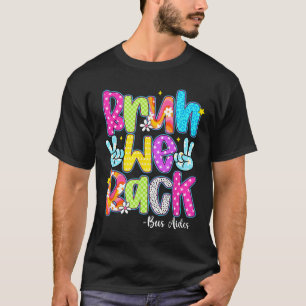 Camiseta Nós Voltamos Ajudantes de Ônibus Xadrez De Volta à