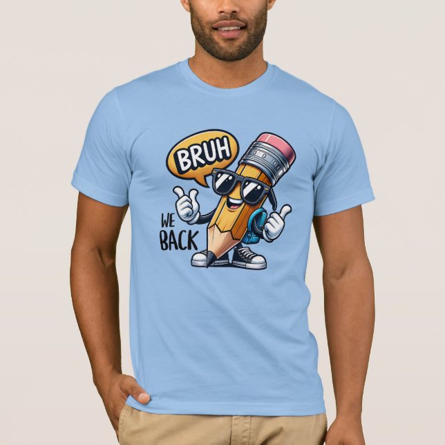 Camiseta Nós Voltamos, De Volta à Escola Professor  (Frente)