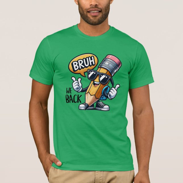 Camiseta Nós Voltamos, De Volta à Escola Professor  (Frente)