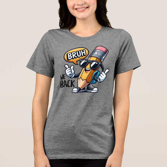Camiseta Nós Voltamos, De Volta à Escola Professor  (Frente)
