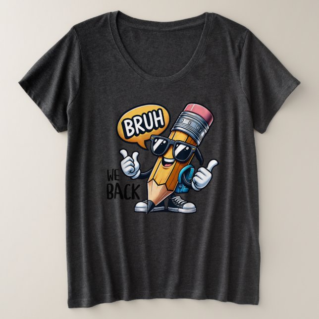 Camiseta Nós Voltamos, De Volta Para o Professor  (Frente do Design)