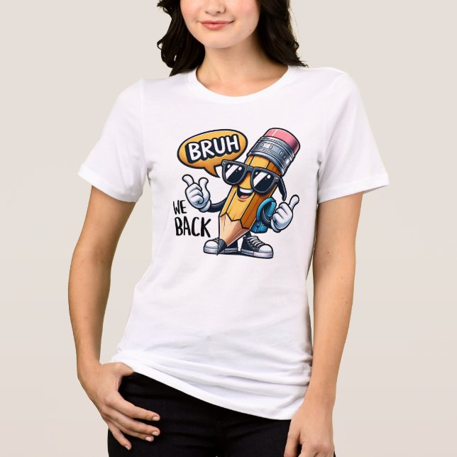 Camiseta Nós Voltamos, De Volta Para O Professor  (Frente)