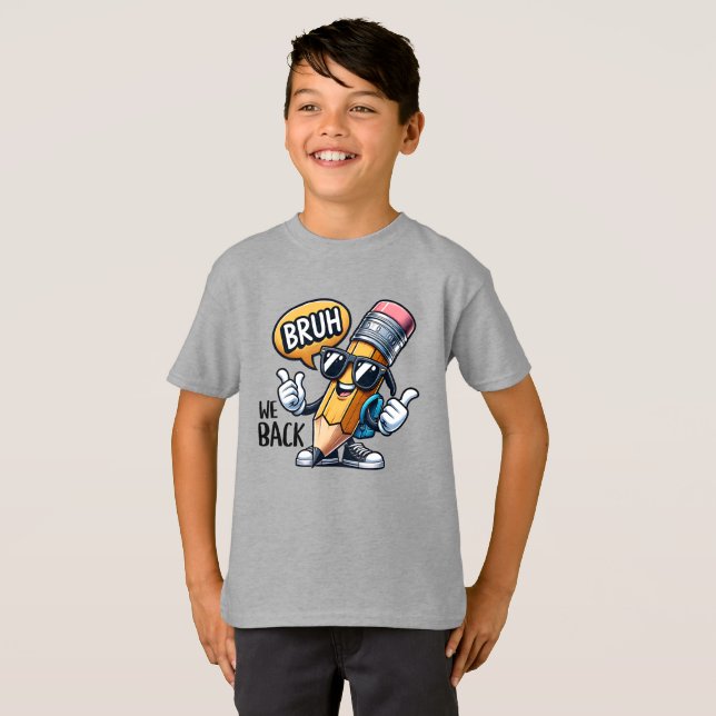 Camiseta Nós Voltamos, De Volta Para o Professor da Escola  (Frente Completa)