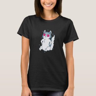 Camiseta Nose de Neve Cão legal Rouco