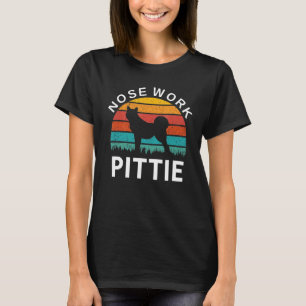 Camiseta Nose Work Pittie Akita Dog Silhouka Atika Dog 2