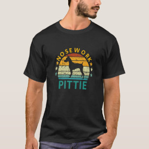 Camiseta Nose Work Pittie Dobermann Dog Silhouket 1