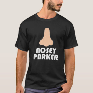 Camiseta Nosey Parker Big Nose Engraçado Óculos de espia en