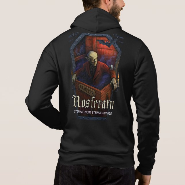 Camiseta Nosferatu Demeter Coffin Edition Hoodie (Verso)