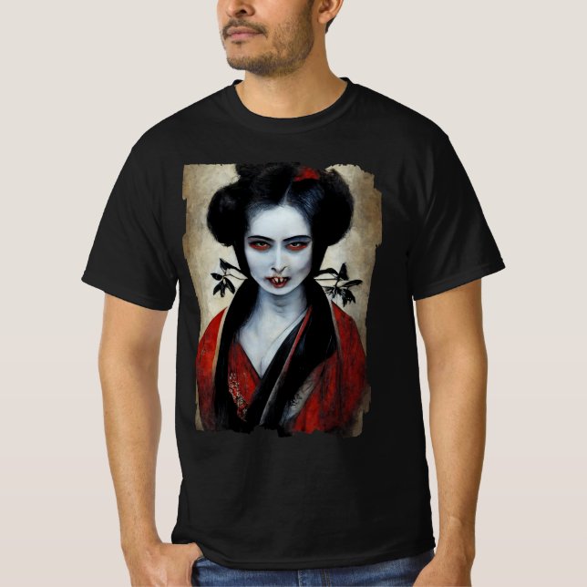 Camiseta Nosferatu Geisha | Retrato De Um Vampiro (Frente)