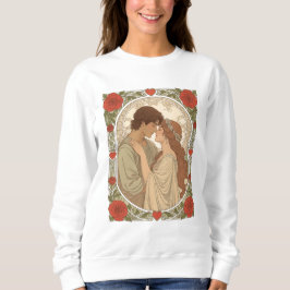 Camiseta Nossa Amor Atemporal E Verdadeira Ilustração Român