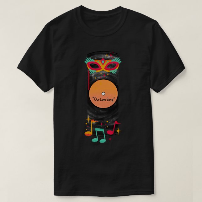 Camiseta nossa canção de amor (Frente do Design)