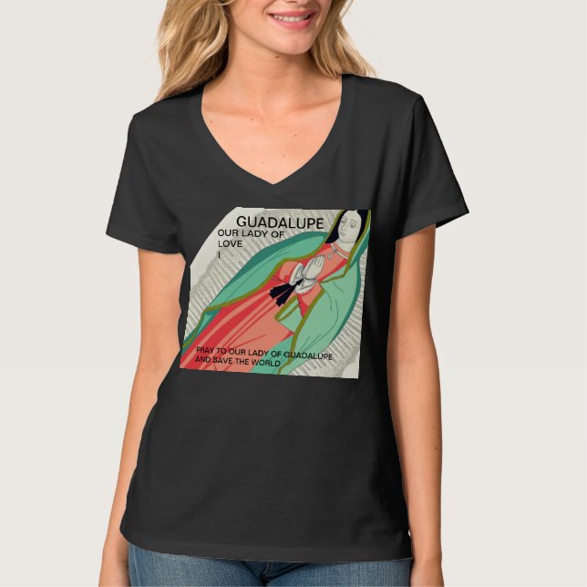Camiseta nossa dama de guadalupe (Frente)