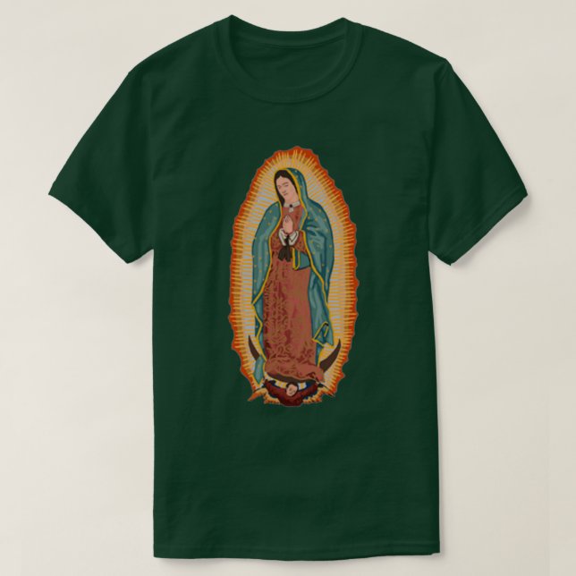 Camiseta nossa dama de guadalupe (Frente do Design)