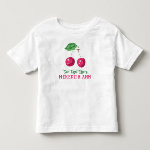 Camiseta "Nossa Doce" Cereja Nome Personalizado