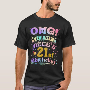 Camiseta Nossa, é o aniversário de 21 anos da minha sobrinh