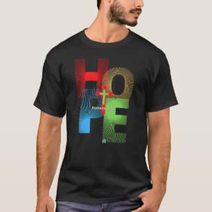 Camiseta NOSSA ESPERANÇA ESTÁ EM JESUS Romanos 15:13 Design