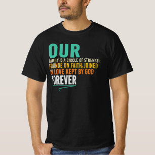 Camiseta Nossa Família É Um Círculo De Força