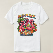 Nossa Manada é Incrível Flamingo Tropical Engraçad