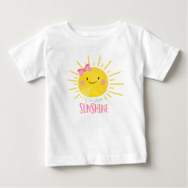 Camiseta Nossa Pequena Menina Rosa Rosa Rosa Rosa Bebê Cami