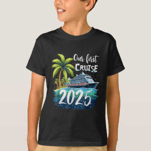 Camiseta Nossa Primeira Viagem de Cruzeiro 2025 Juntos Viag