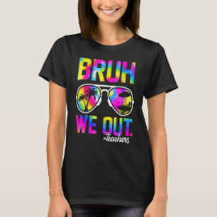 Camiseta Nossa Professores Estão Fora Tinta Tie Dye no Últi
