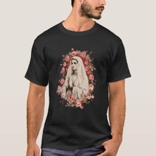 Camiseta Nossa Senhora da Fátima com Cristãos Católicos Ros