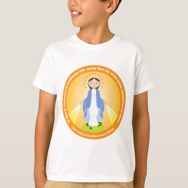 Camiseta Nossa senhora da medalha miraculosa (Frente)