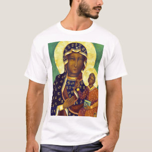 Camiseta Nossa senhora de Czestochowa Black Madonna Icon Po
