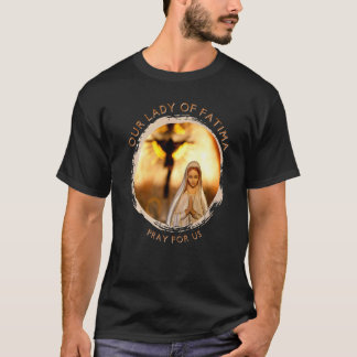 Camiseta Nossa Senhora de Fátima Mãe Maria Católica Bendita