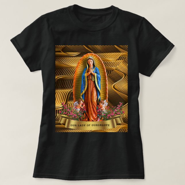 Camiseta Nossa Senhora de Guadalupe México (Frente do Design)