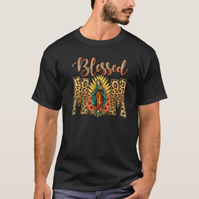 Camiseta Nossa Senhora de Guadalupe Virgem Católica Maria M (Frente)