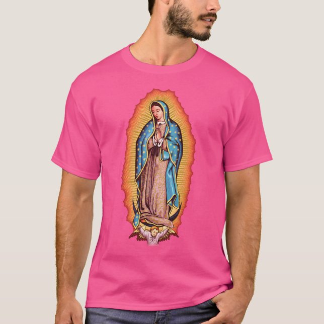 Camiseta Nossa Senhora de Guadalupe Virgem Maria (Frente)