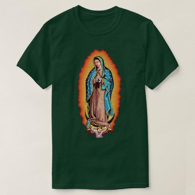 Camiseta Nossa Senhora de Guadalupe Virgem Maria (Frente do Design)
