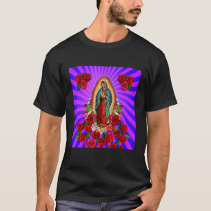Camiseta Nossa Senhora de Guadalupe Virgem Maria México Cat