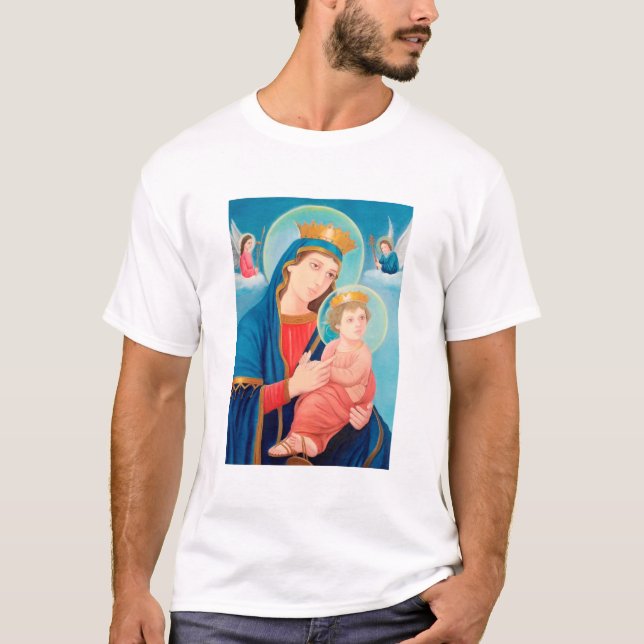 Camiseta Nossa Senhora Perpétua Ajuda Católica (Frente)