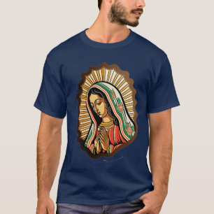 Camiseta Nossa Senhora Virgen de Guadalupe México religiosa