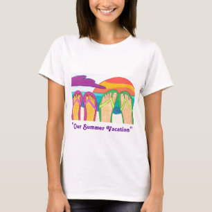 Camiseta Nossas férias de verão