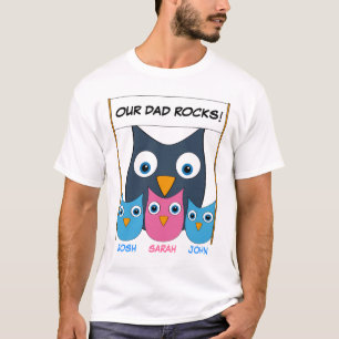 Camiseta "Nossas rochas do pai!" - Dia dos pais