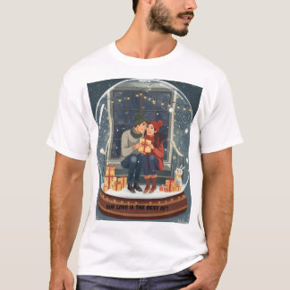 Camiseta Nosso Amor é o Melhor Presente – Amantes Aconchega