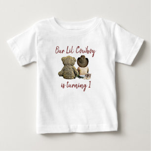 Camiseta Nosso Aniversário De Cowboy