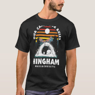 Camiseta Nosso Campo Nossas Regras Hingham Camping Massachu