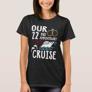Camiseta Nosso cruzeiro de 22 anos do Casamento Fo