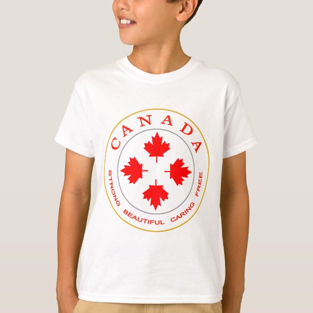 Camiseta Nosso Emblema do Canadá (Frente)